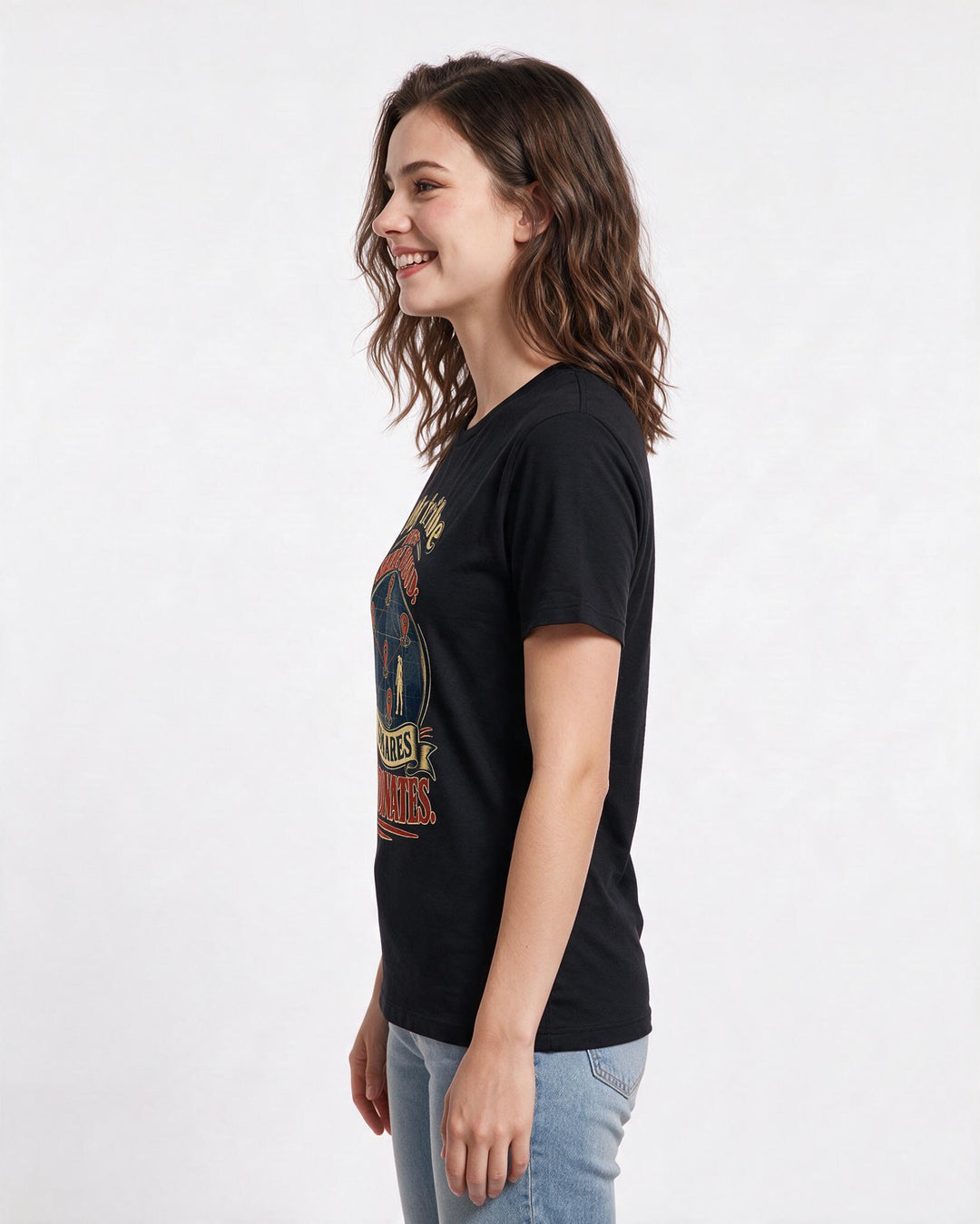 Veteran Black T-Shirt for Women – Everyday Expression Graphic Tee product image 2