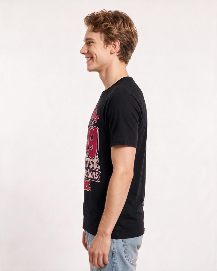 Grandpa Black T-Shirt for Men – Everyday Expression Graphic Tee product image 2