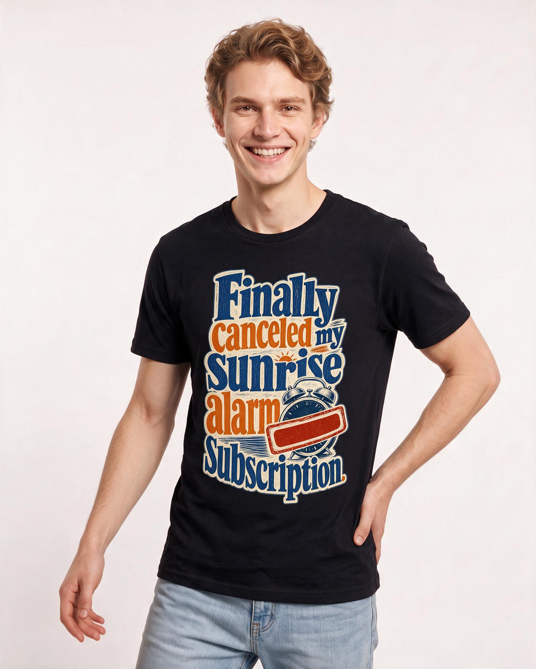 Graduation Black T-Shirt for Men – Everyday Expression Graphic Tee product image 1