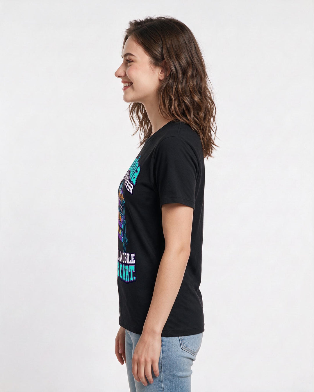Grandparent Black T-Shirt for Women – Everyday Expression Graphic Tee product image 2