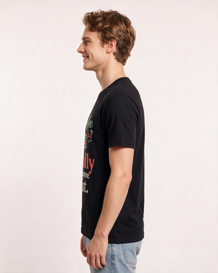 Funny Graduation Men's Black T-Shirt – The coffee machine will finally get some rest. product image 2