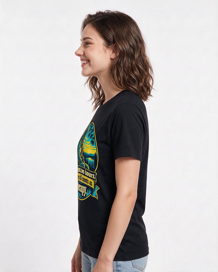 Hunting Black T-Shirt for Women – Everyday Expression Graphic Tee product image 2