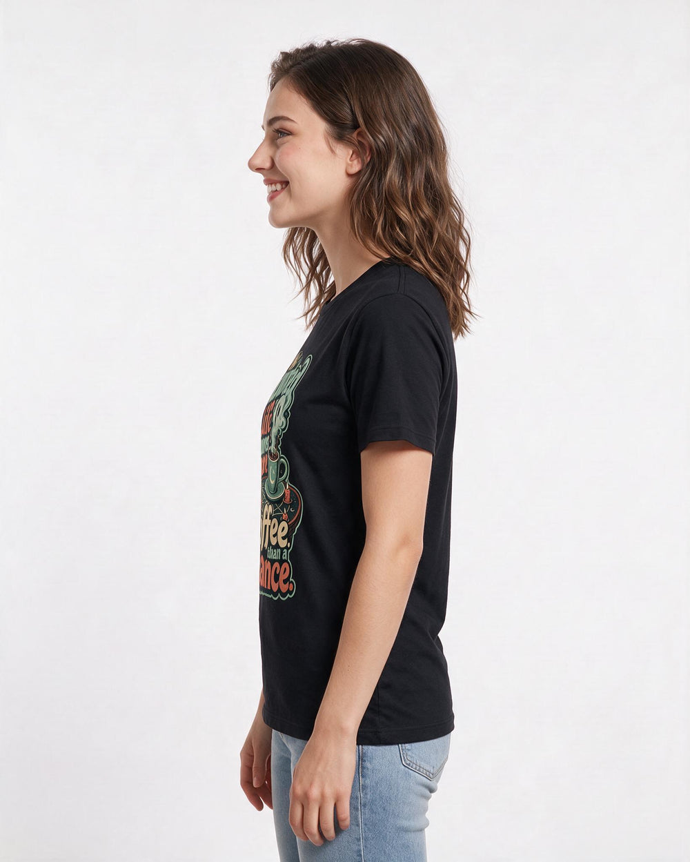 Halloween Black T-Shirt for Women – Halloween Theme Graphic Tee product image 2
