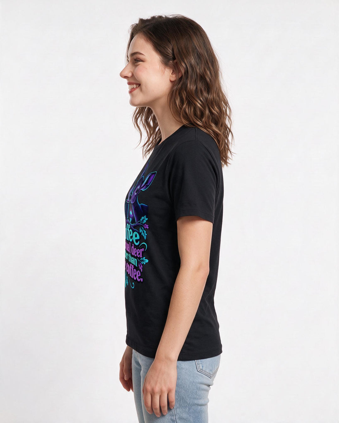Hunting Black T-Shirt for Women – Everyday Expression Graphic Tee product image 2