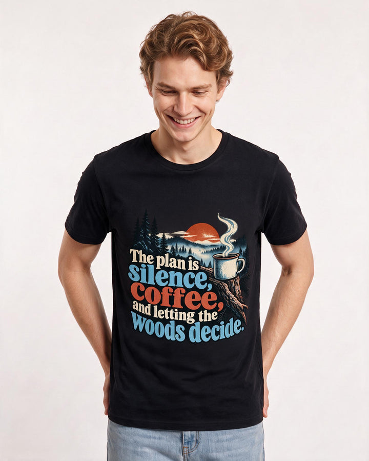 Hunting Black T-Shirt for Men – Everyday Expression Graphic Tee product image 1