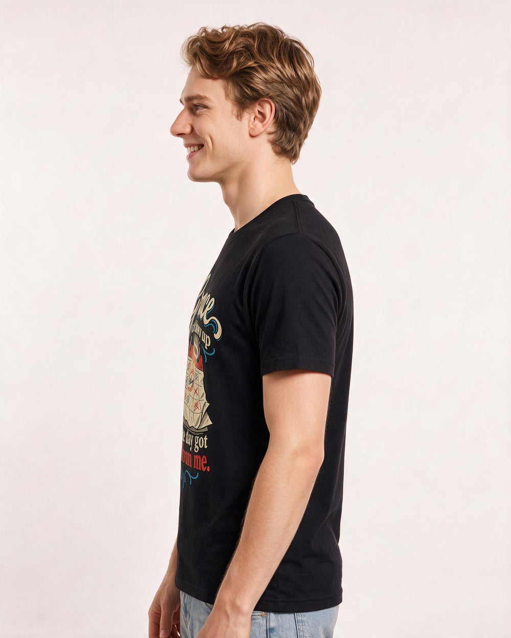 Christian Faith Black T-Shirt for Men – Everyday Expression Graphic Tee product image 2