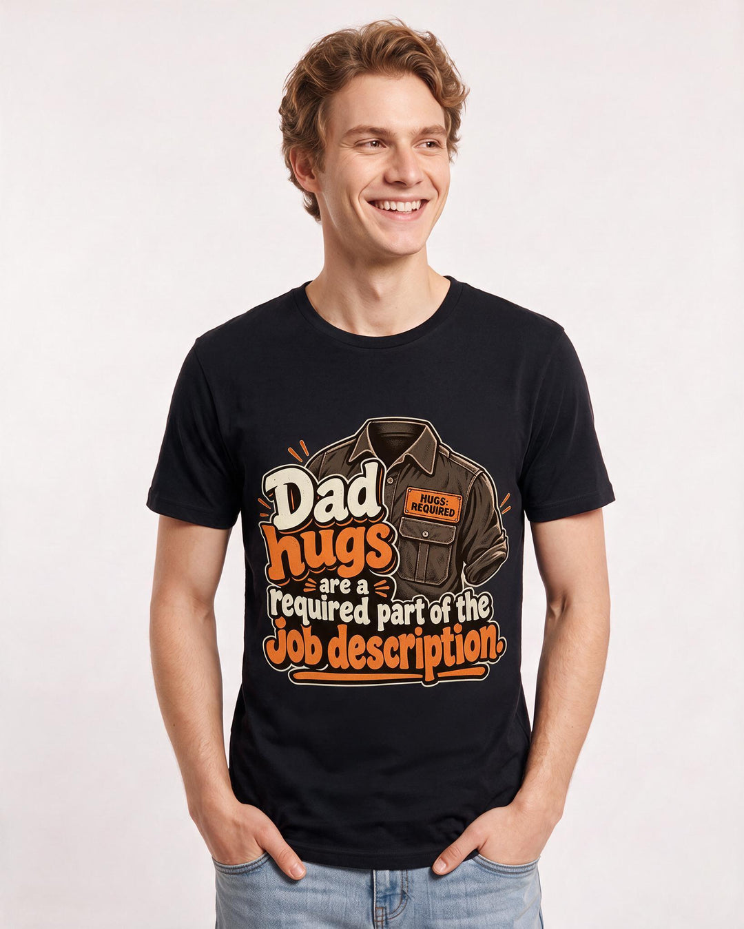 Dad Black T-Shirt for Men – Everyday Expression Graphic Tee product image 1