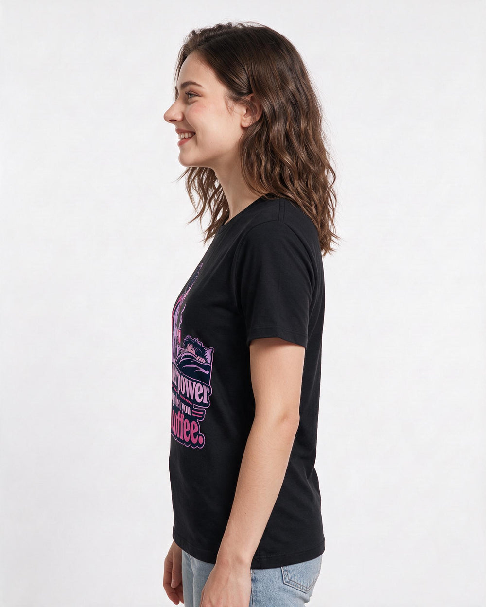 Mom Black T-Shirt for Women – Everyday Expression Graphic Tee product image 2