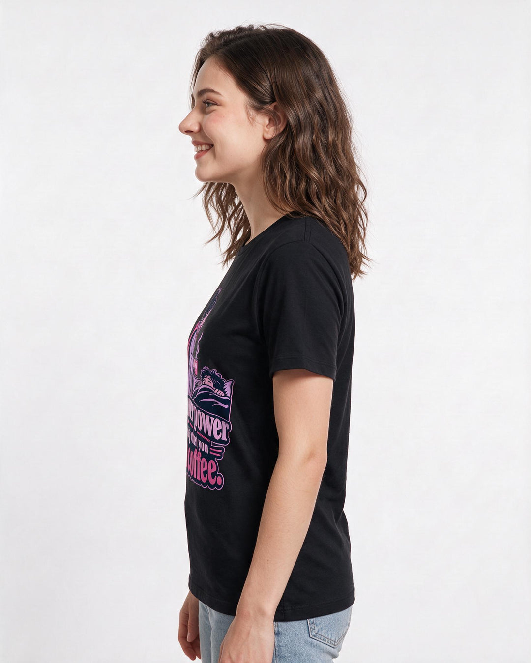 Mom Black T-Shirt for Women – Everyday Expression Graphic Tee product image 2