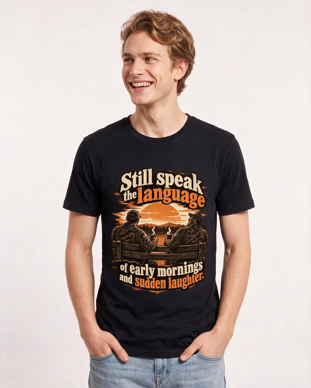 Veteran Black T-Shirt for Men – Everyday Expression Graphic Tee product image 1