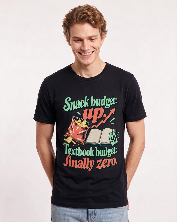 Graduation Black T-Shirt for Men – Everyday Expression Graphic Tee product image 1