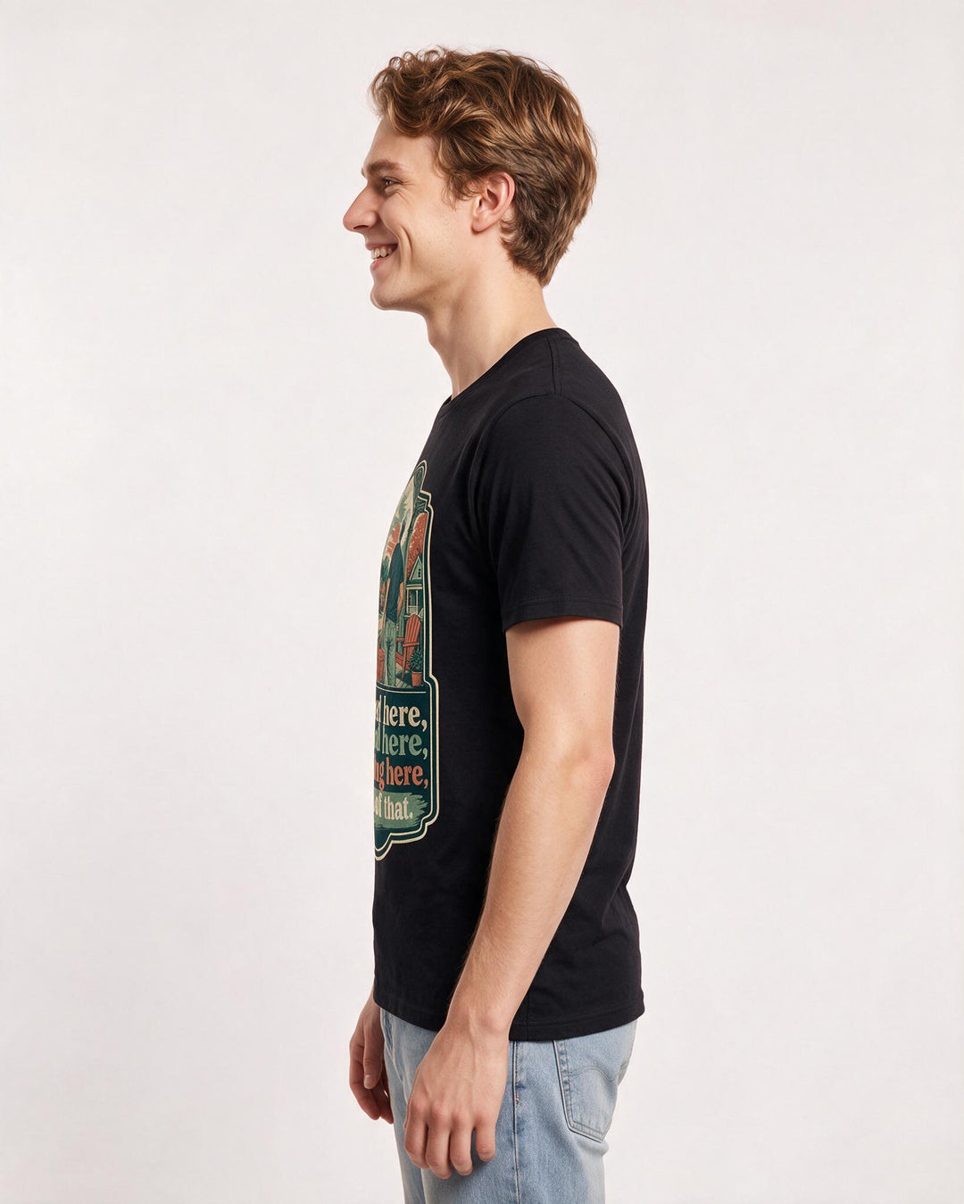 Patriotic Black T-Shirt for Men – Everyday Expression Graphic Tee product image 2
