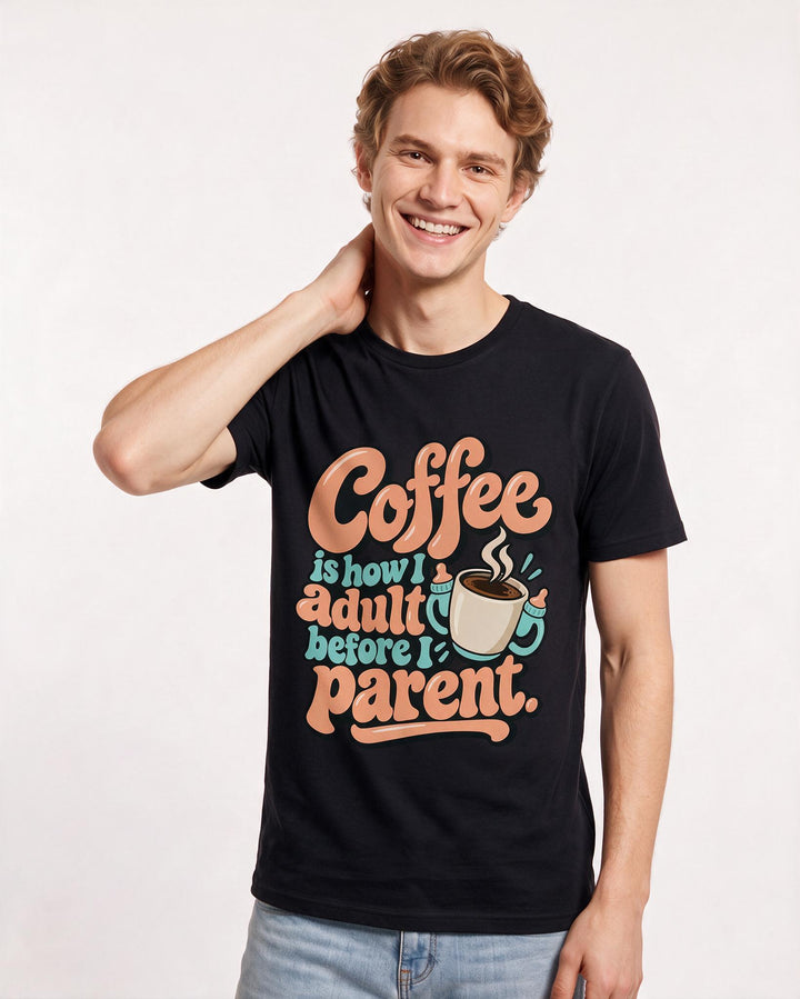 Mom Black T-Shirt for Men – Everyday Expression Graphic Tee product image 1