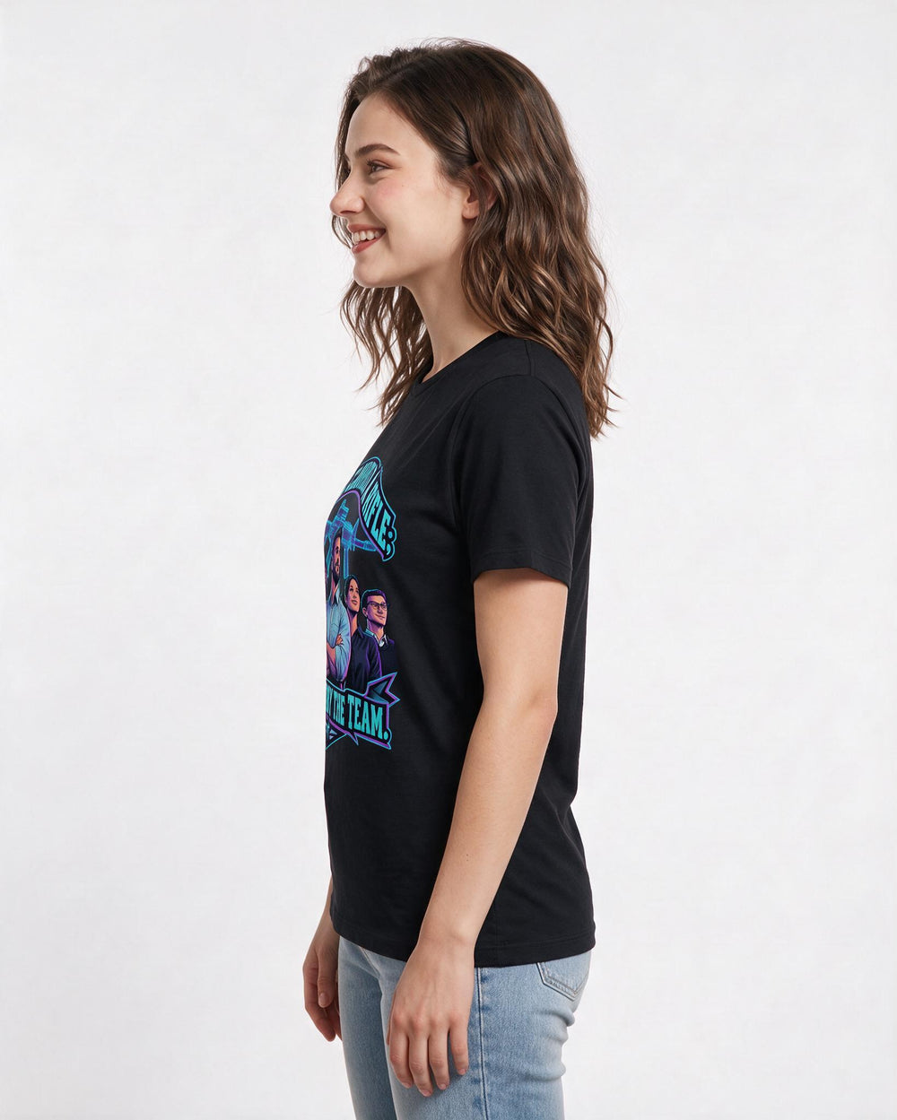 Veteran Black T-Shirt for Women – Everyday Expression Graphic Tee product image 2