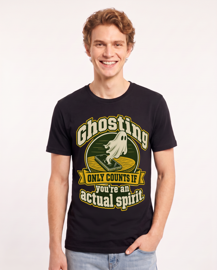 Halloween Black T-Shirt for Men – Halloween Theme Graphic Tee product image 3