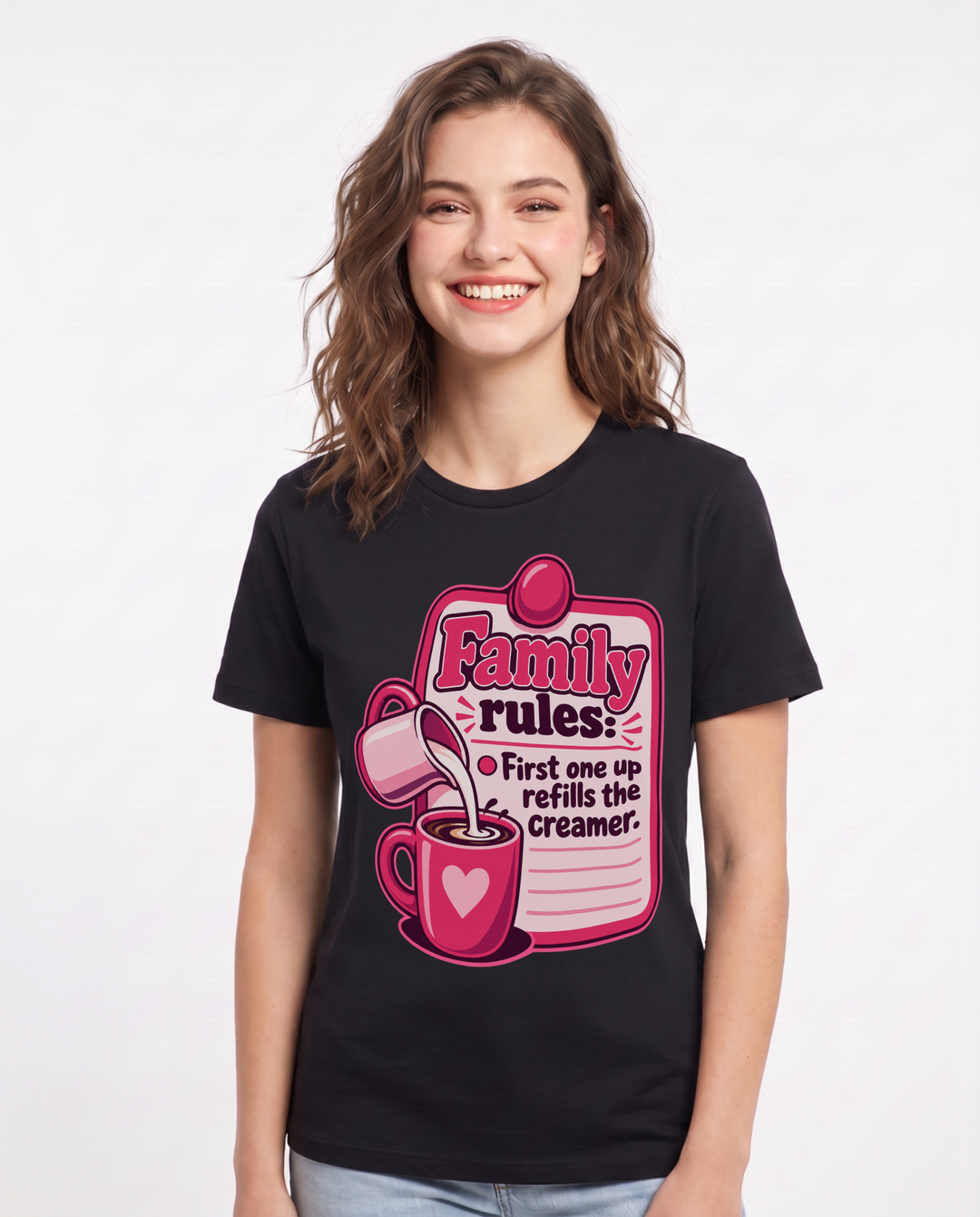 Grandparent Black T-Shirt for Women – Everyday Expression Graphic Tee product image 3