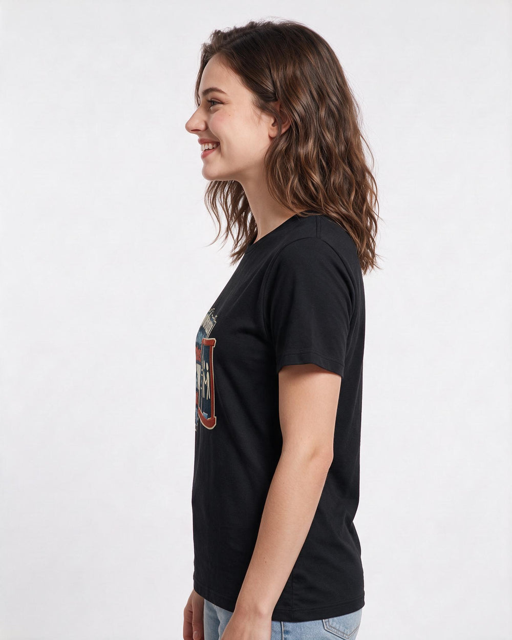 Teacher Black T-Shirt for Women – Everyday Expression Graphic Tee product image 2