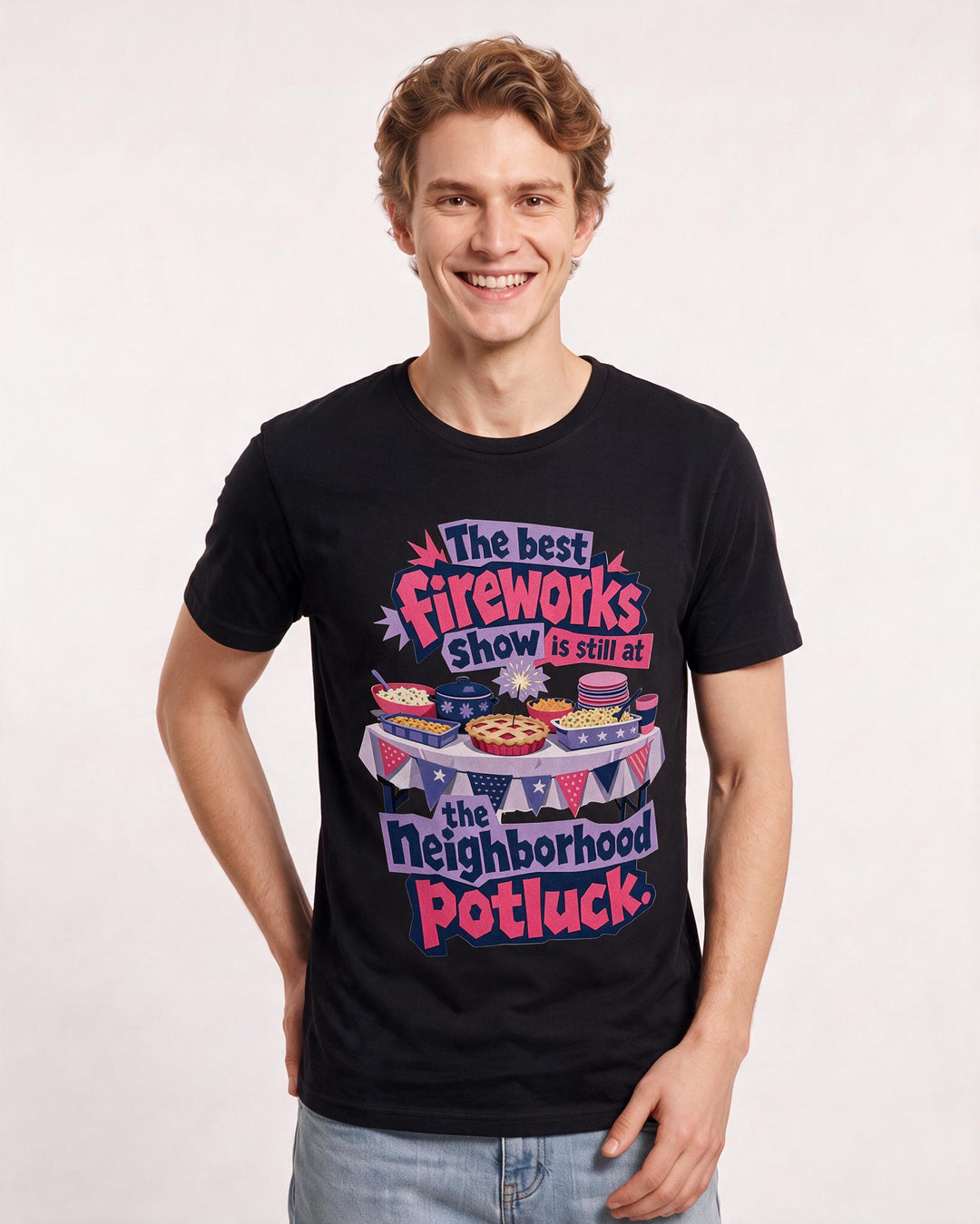 Patriotic Black T-Shirt for Men – Everyday Expression Graphic Tee product image 3