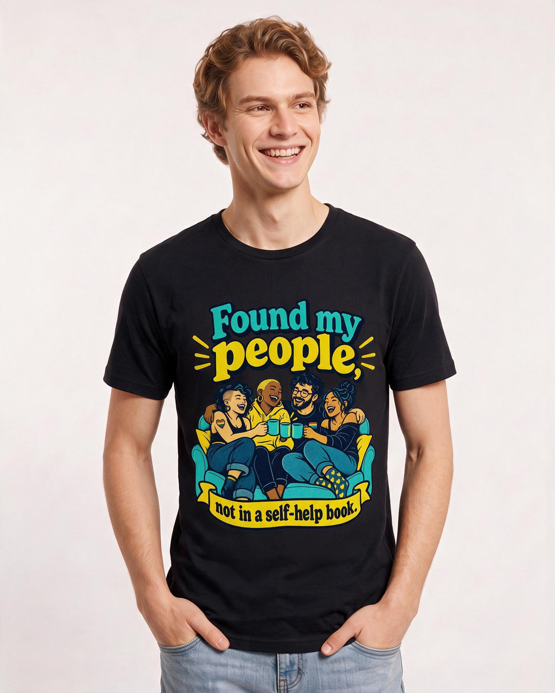 Pride Black T-Shirt for Men – Everyday Expression Graphic Tee product image 1
