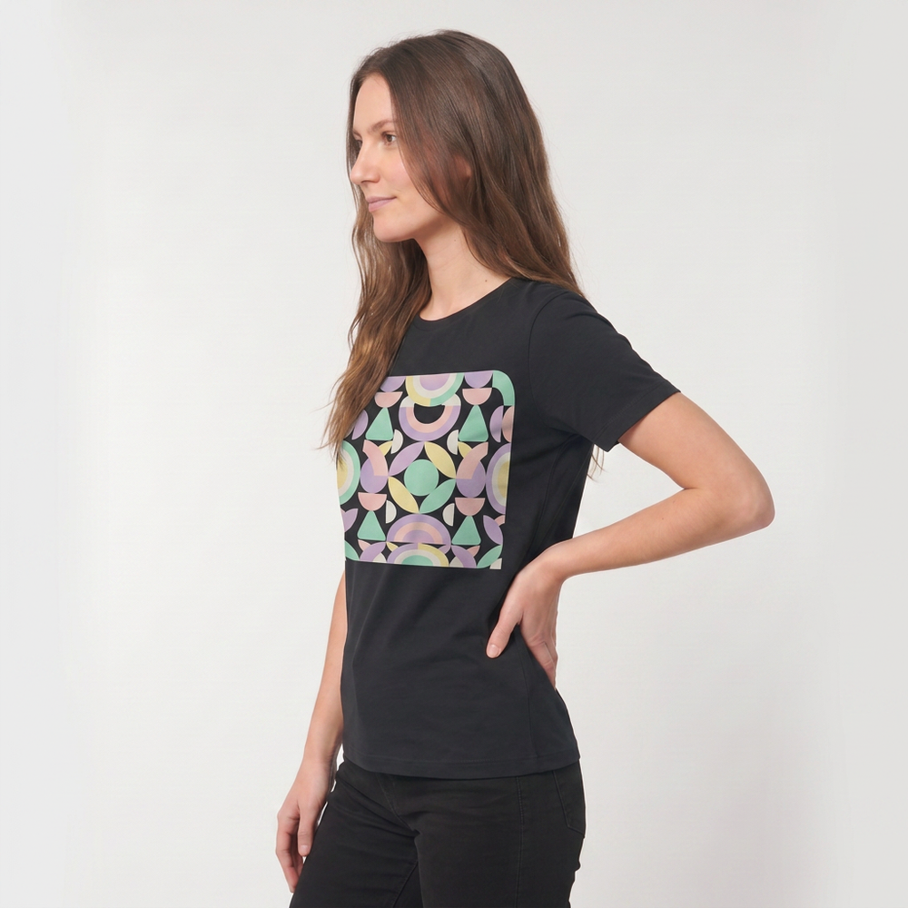 Black Black T-Shirt mockup 2