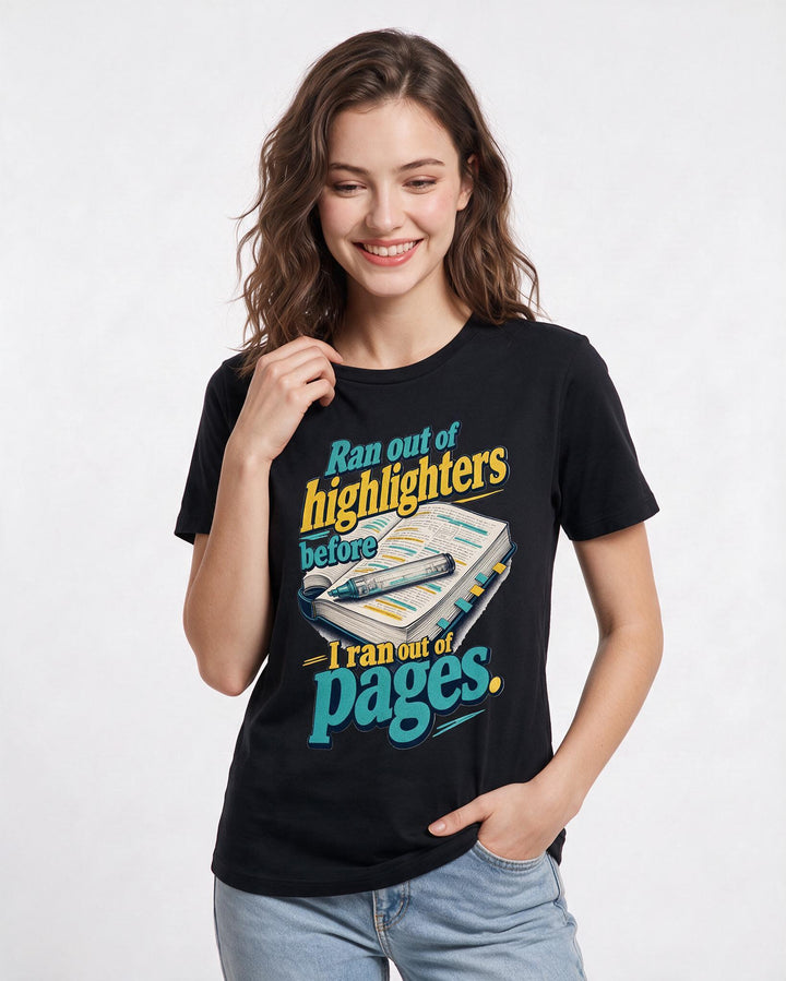 Graduation Black T-Shirt for Women – Everyday Expression Graphic Tee product image 1