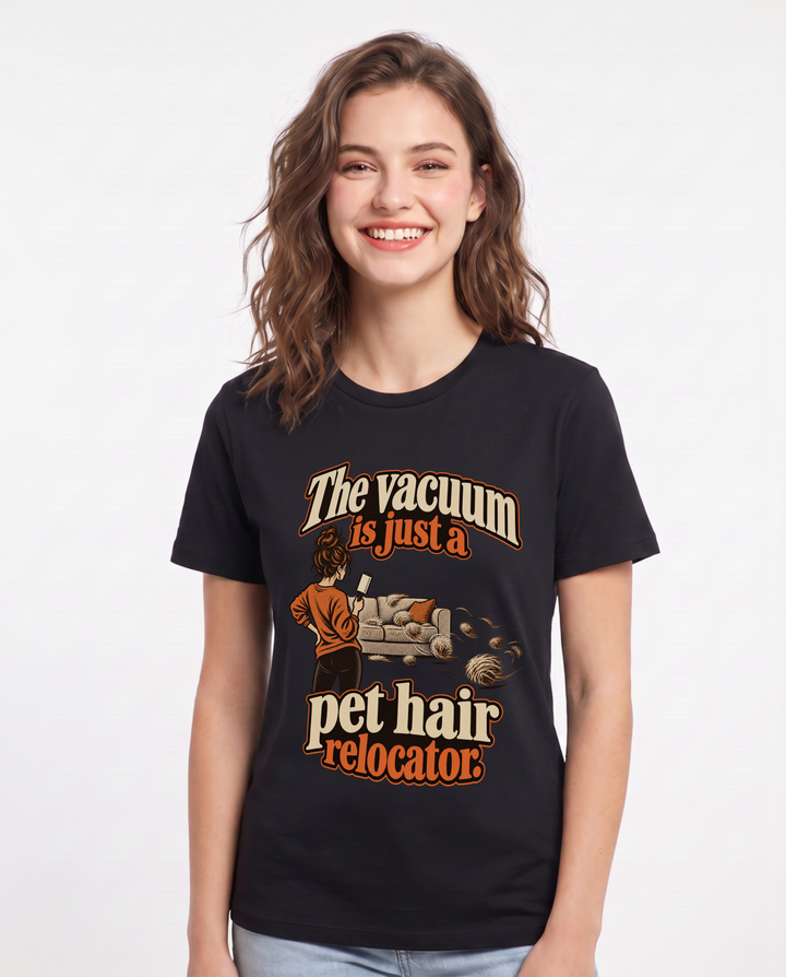 Cat Lover Black T-Shirt for Women – Everyday Expression Graphic Tee product image 3