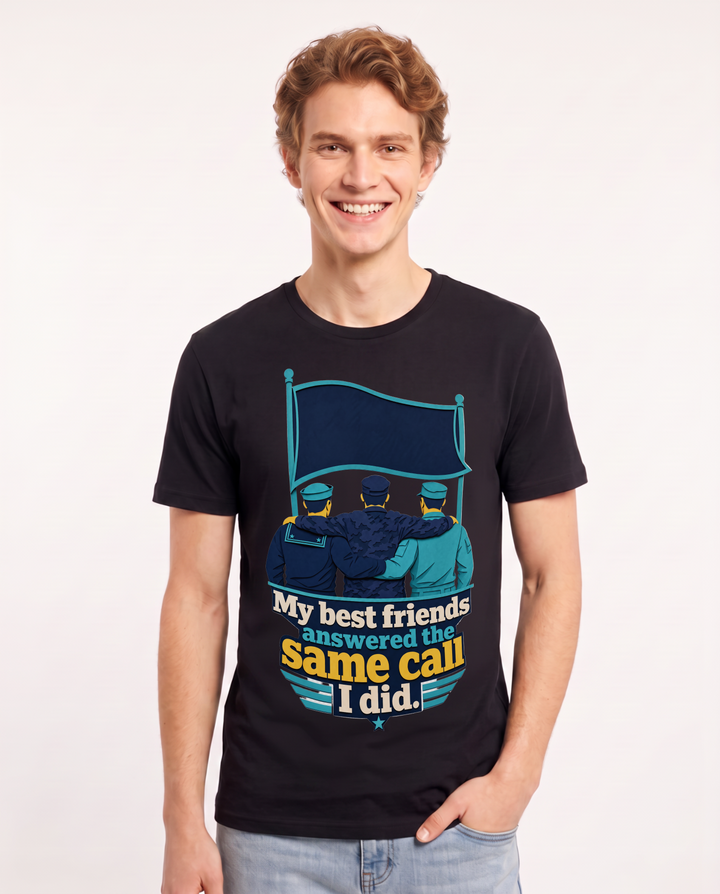 Veteran Black T-Shirt for Men – Everyday Expression Graphic Tee product image 3
