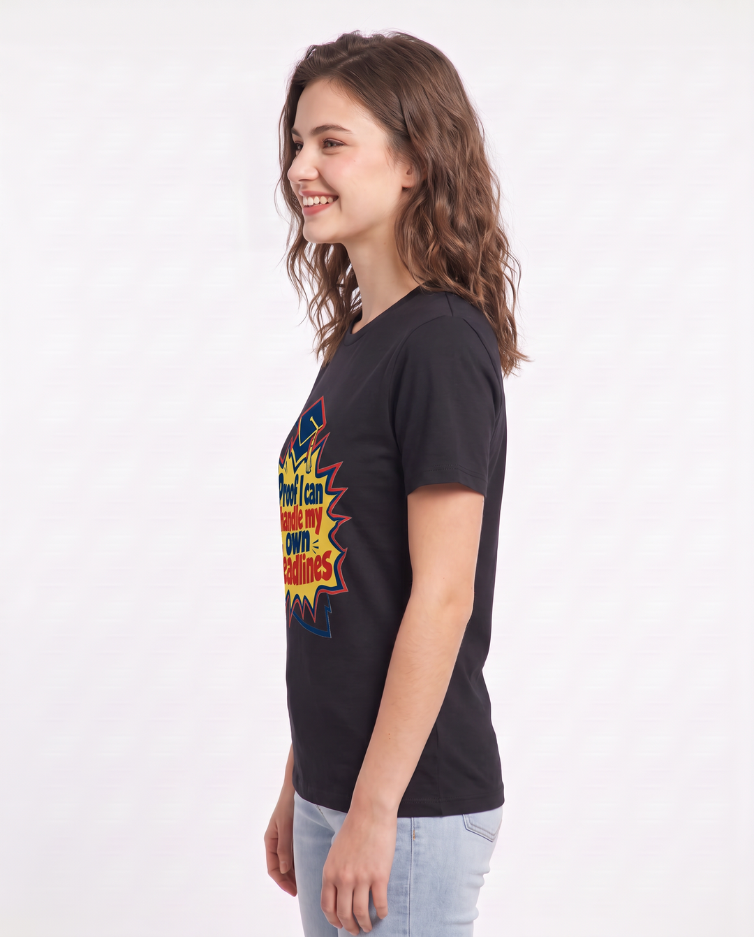 Graduation Gift Women's Black T-Shirt - Proof I can handle my own product image 2
