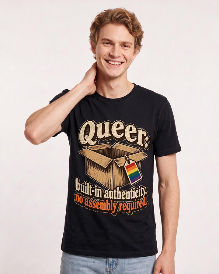 Pride Black T-Shirt for Men – Everyday Expression Graphic Tee product image 1