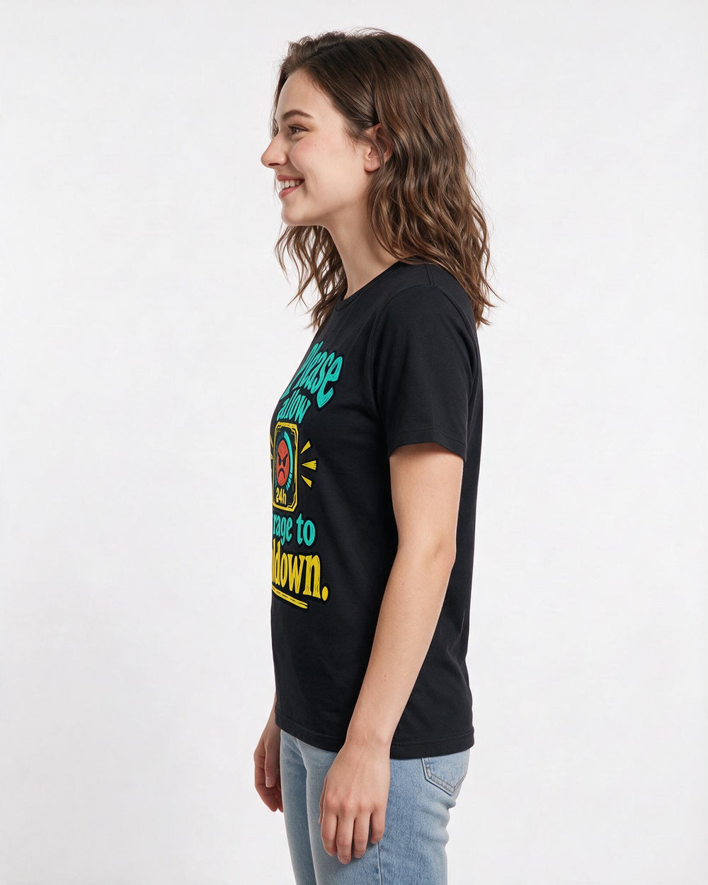 Gaming Black T-Shirt for Women – Game Night Graphic Tee product image 2