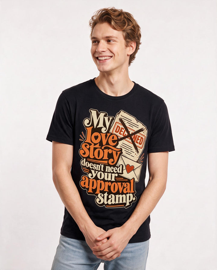 Pride Black T-Shirt for Men – Everyday Expression Graphic Tee product image 1