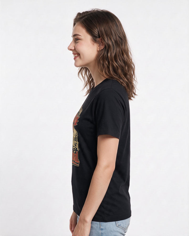 Gaming Black T-Shirt for Women – Game Night Graphic Tee product image 2