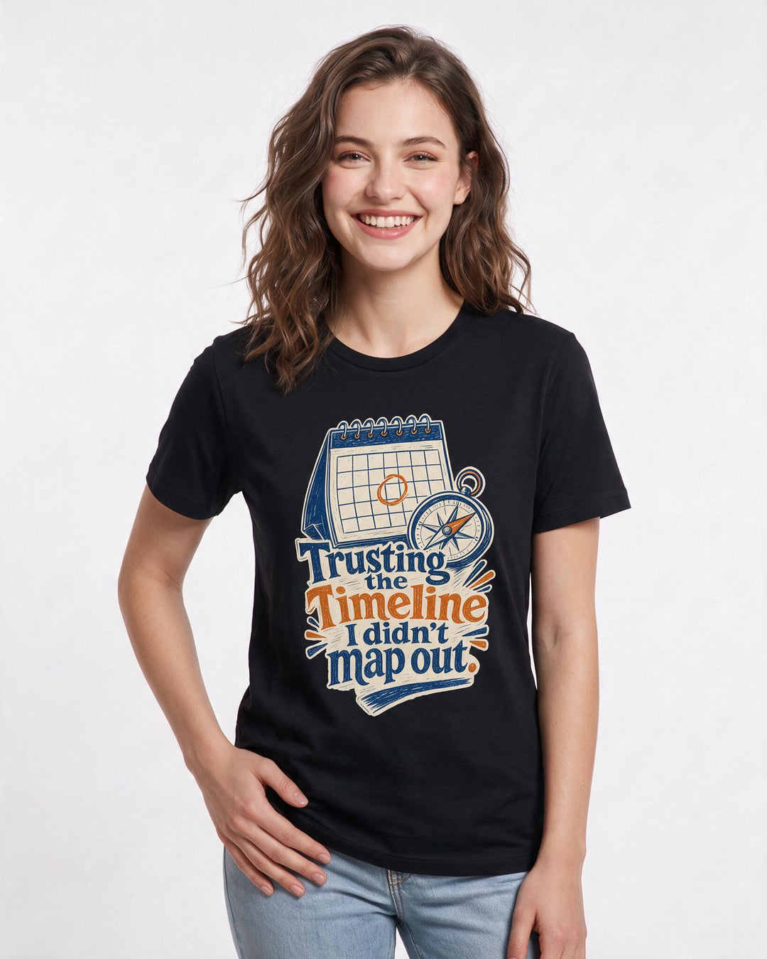Christian Faith Black T-Shirt for Women – Everyday Expression Graphic Tee product image 3