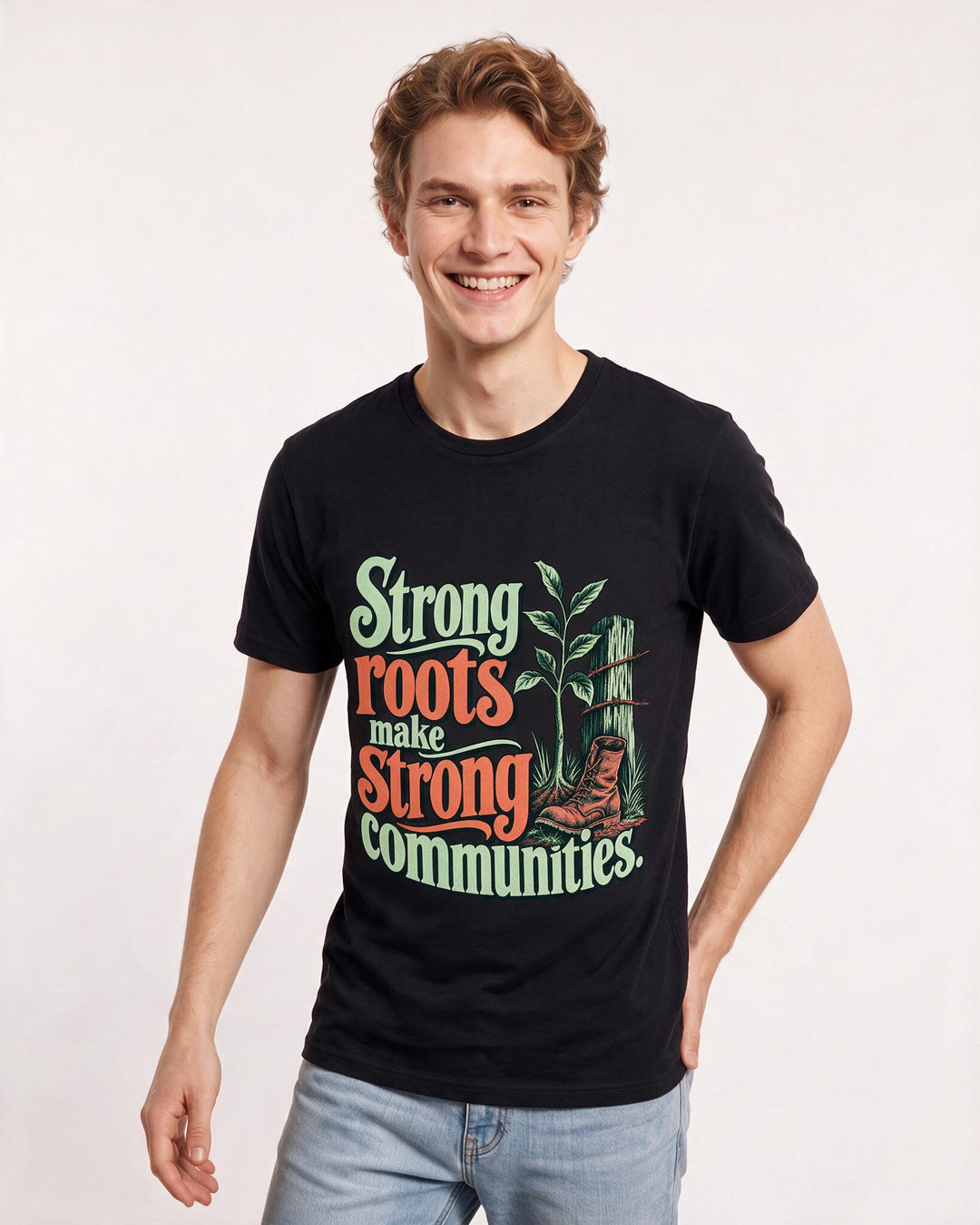 Patriotic Black T-Shirt for Men – Everyday Expression Graphic Tee product image 1