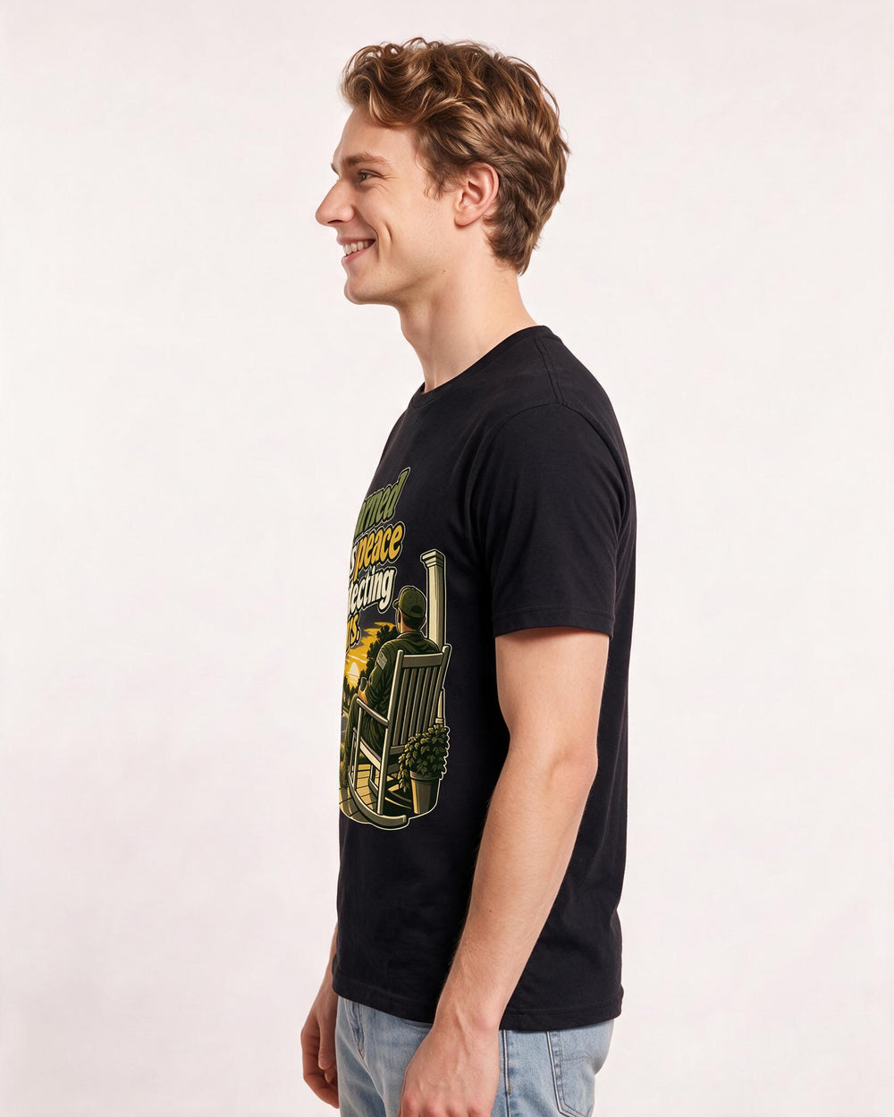 Veteran Black T-Shirt for Men – Everyday Expression Graphic Tee product image 2