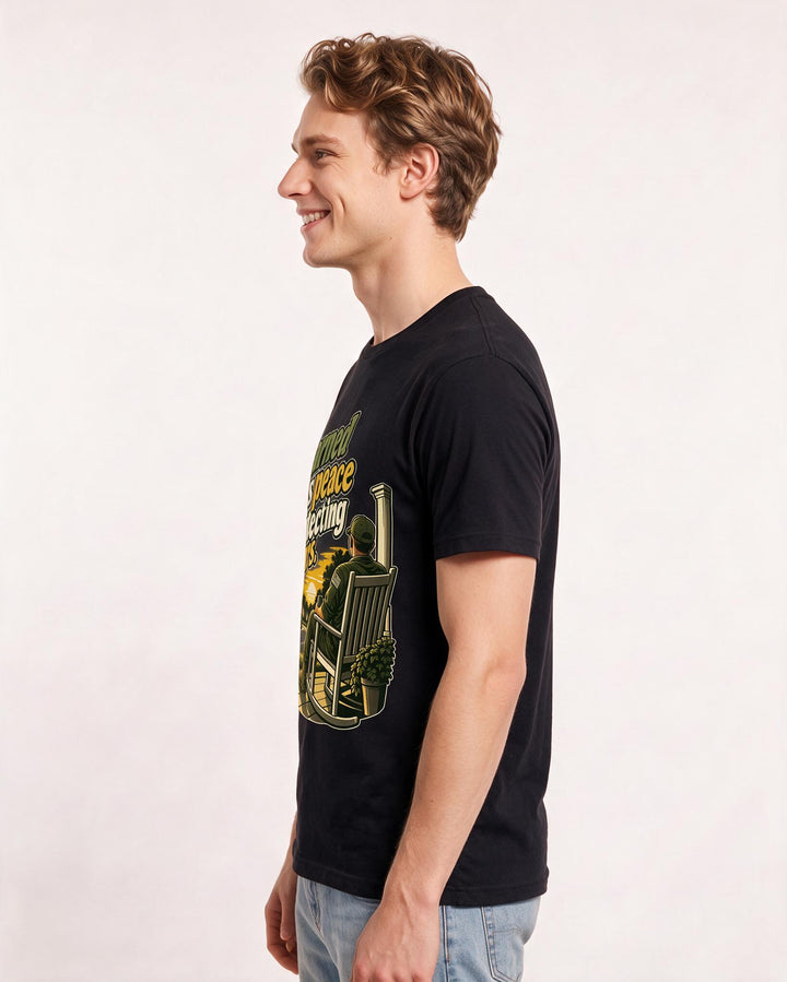 Veteran Black T-Shirt for Men – Everyday Expression Graphic Tee product image 2