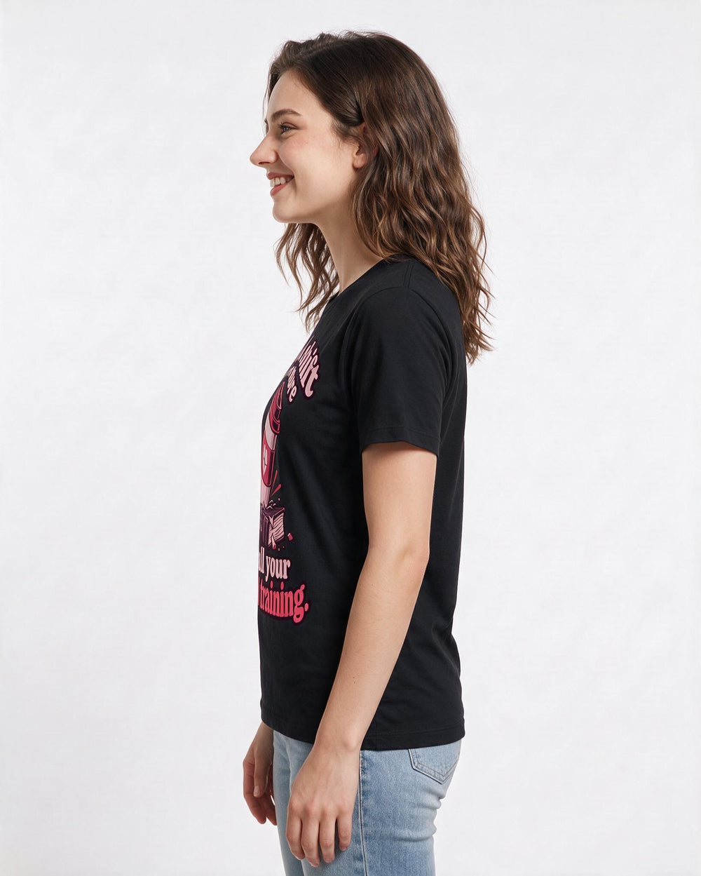 Nurse Black T-Shirt for Women – Nursing Life Graphic Tee product image 2