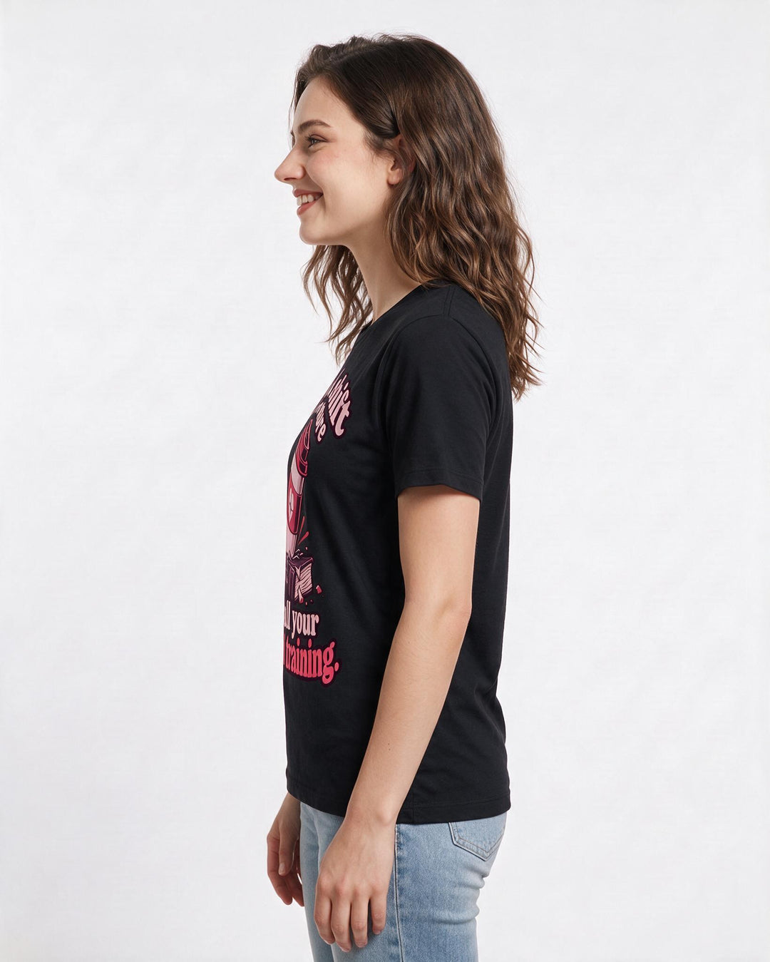Nurse Black T-Shirt for Women – Nursing Life Graphic Tee product image 2