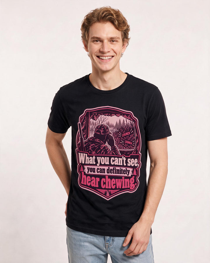Hunting Black T-Shirt for Men – Everyday Expression Graphic Tee product image 1