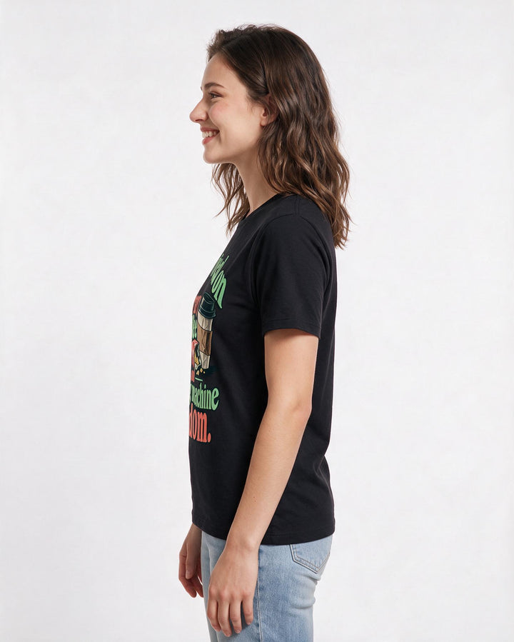 Graduation Black T-Shirt for Women – Everyday Expression Graphic Tee product image 2