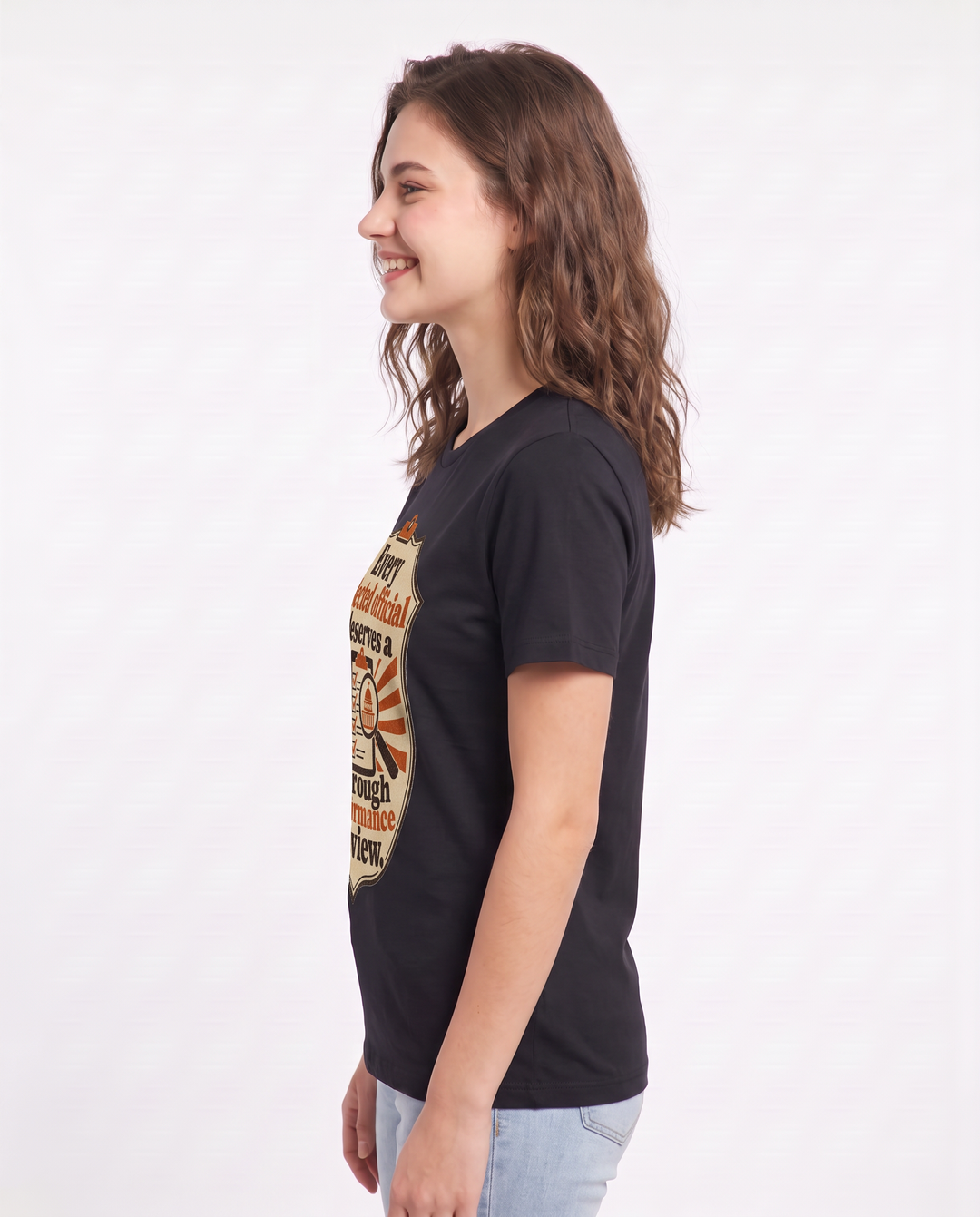 Graphic Women's Black T-Shirt - Every elected official deserves a product image 2
