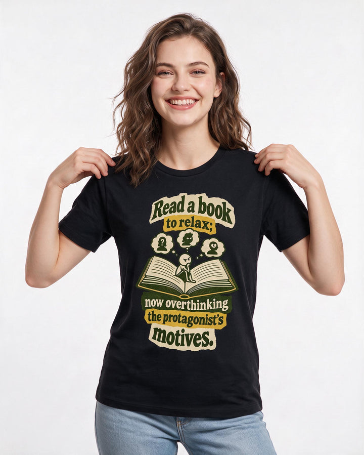 Meme Black T-Shirt for Women – Everyday Expression Graphic Tee product image 1
