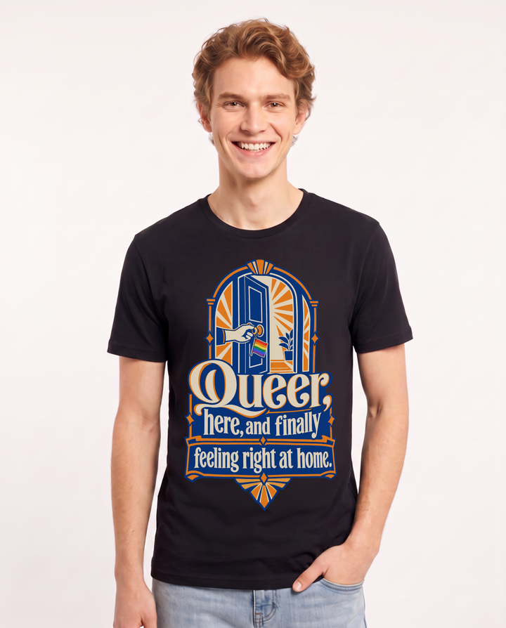 Pride Black T-Shirt for Men – Everyday Expression Graphic Tee product image 3
