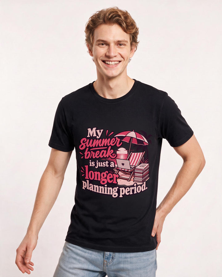 Teacher Black T-Shirt for Men – Everyday Expression Graphic Tee product image 1