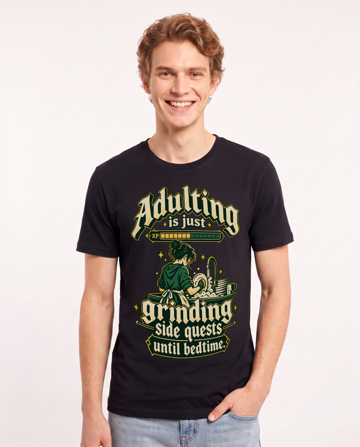 Gaming Black T-Shirt for Men – Game Night Graphic Tee product image 3