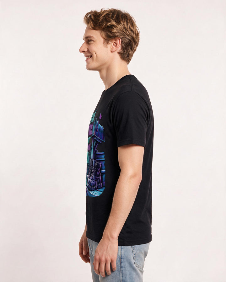 Patriotic Black T-Shirt for Men – Everyday Expression Graphic Tee product image 2
