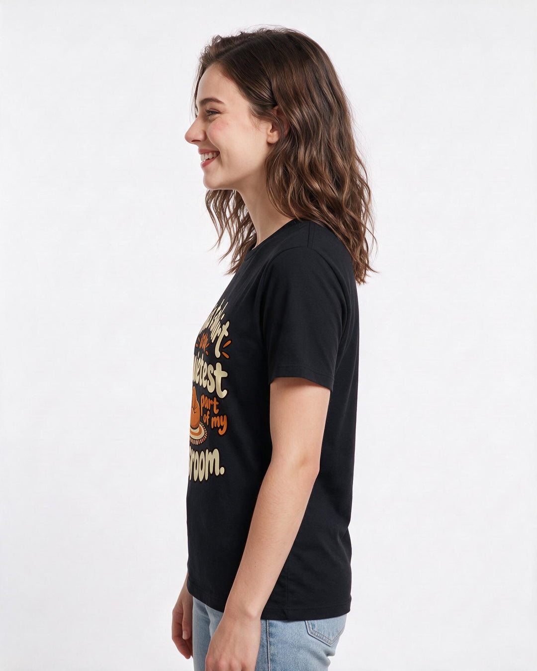 Teacher Black T-Shirt for Women – Everyday Expression Graphic Tee product image 2