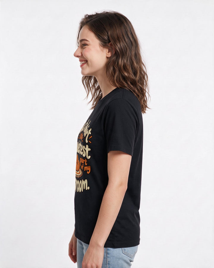 Teacher Black T-Shirt for Women – Everyday Expression Graphic Tee product image 2