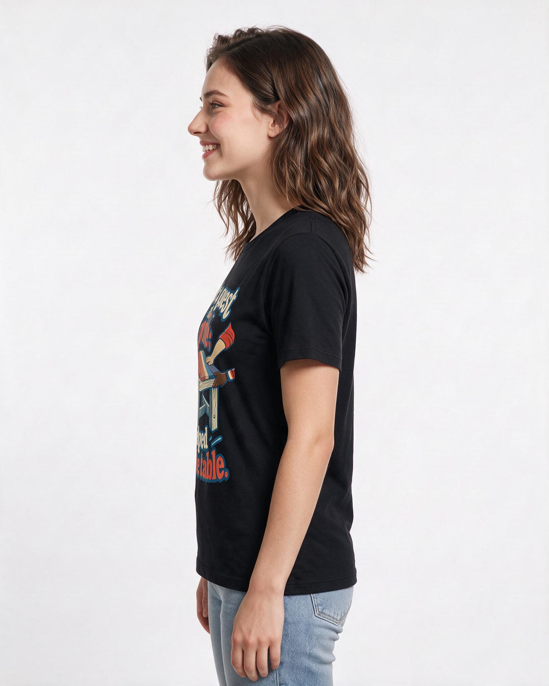Pride Black T-Shirt for Women – Everyday Expression Graphic Tee product image 2