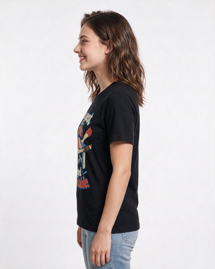 Pride Black T-Shirt for Women – Everyday Expression Graphic Tee product image 2